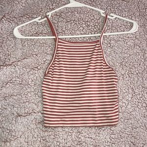 Striped crop top